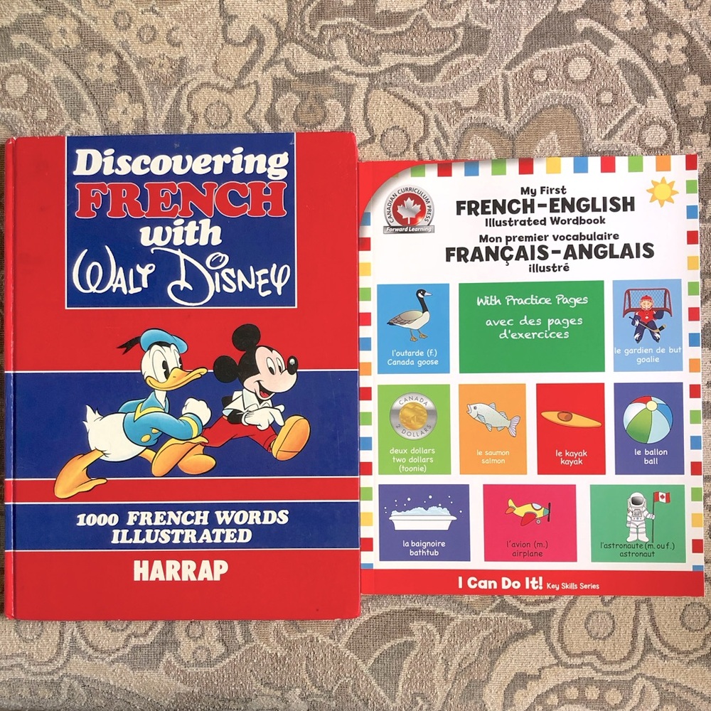 Discovering French with Walt Disney Book and New French - English Workbook